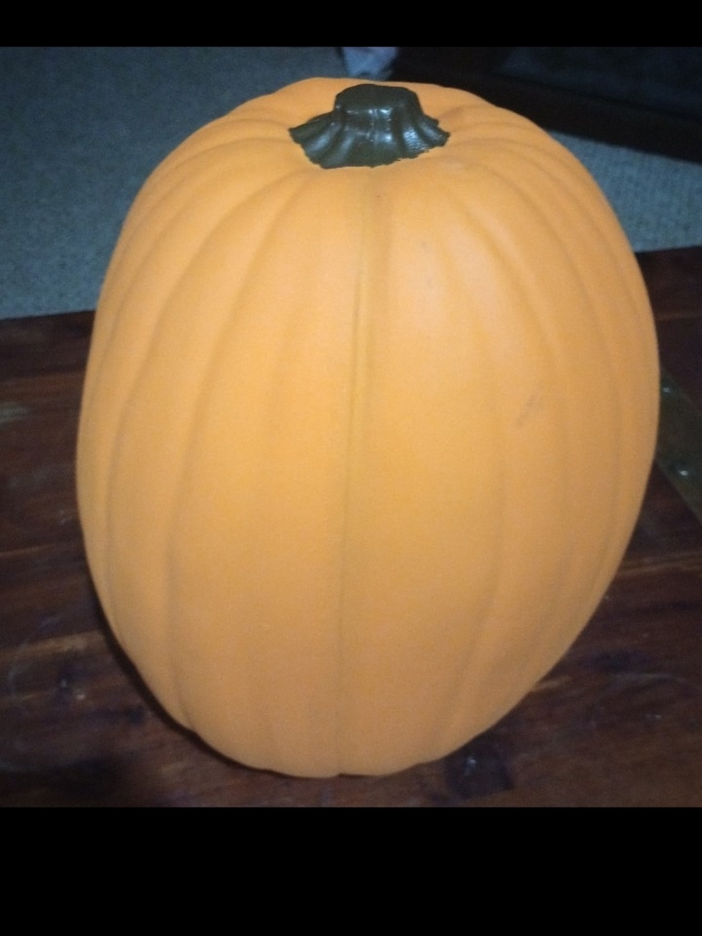 Orange Decorative Pumpkin Accent for Fall Home Decor